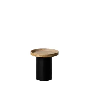 Table d'appoint naturel bois métal BigBuy Home image-0