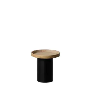 Table d'appoint naturel bois métal BigBuy Home image-1