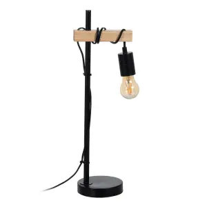Skrivebordslampe i jern BigBuy Home image-0