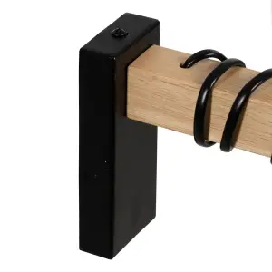 Aplique de madera y hierro BigBuy Home image-3
