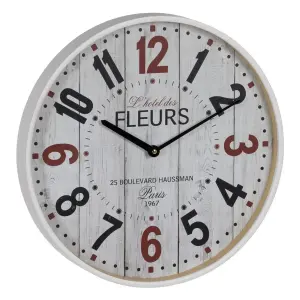 Orologio da parete in vetro e legno BigBuy Home image-1