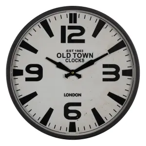 Orologio da parete in ferro BigBuy Home image-0
