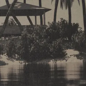 Tapestry wall decoration in hemp, spruce wood and fabric BigBuy Home image-1