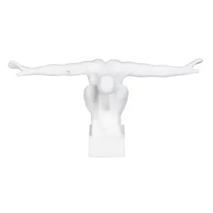 Decorative athlete figurine in polyresin BigBuy Home image-0