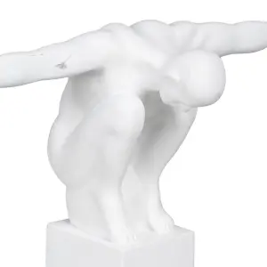 Decorative athlete figurine in polyresin BigBuy Home image-3