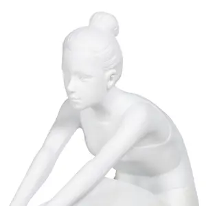 Stretching ballerina decorative figurine in polyresin BigBuy Home image-1