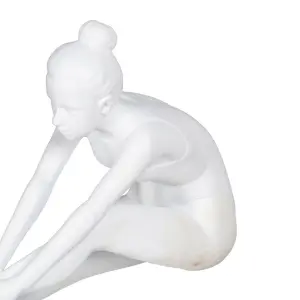 Stretching ballerina decorative figurine in polyresin BigBuy Home image-3