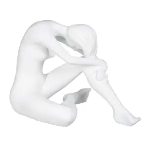 Seated decorative figurine in polyresin BigBuy Home image-0