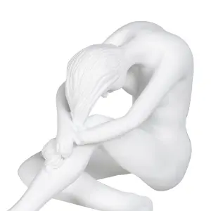 Seated decorative figurine in polyresin BigBuy Home image-1