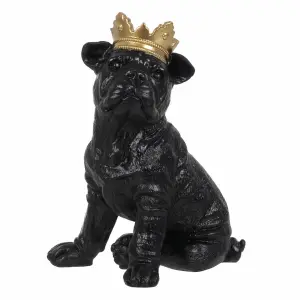 Decorative polyresin dog figurine BigBuy Home image-0