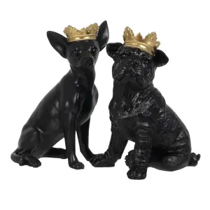 Decorative polyresin dog figurine BigBuy Home image-1