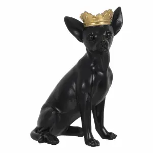 Decorative polyresin dog figurine BigBuy Home image-0