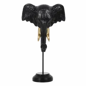 Decorative elephant figurine in polyresin BigBuy Home image-0