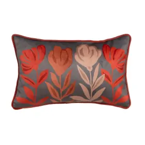 Cojín rectangular de flores BigBuy Home image-0
