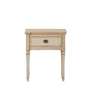 Spruce wood bedside table MDF BigBuy Home 56 x 36 x 68 cm image-0