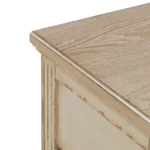 Spruce wood bedside table MDF BigBuy Home 56 x 36 x 68 cm image-3