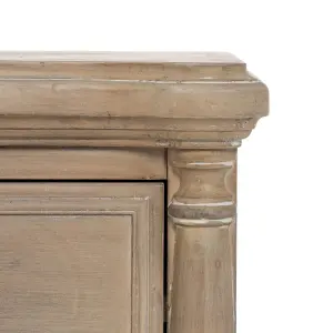 Spruce wood bedside table MDF BigBuy Home image-6