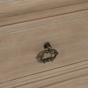 Spruce wood bedside table MDF BigBuy Home image-5