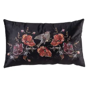 Vierkant bloemenkussen BigBuy Home image-0