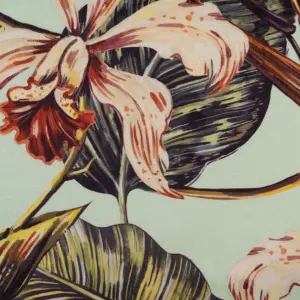 Quadratisches Orchideenkissen aus Polyester BigBuy Home image-2