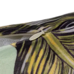 Quadratisches Orchideenkissen aus Polyester BigBuy Home image-3