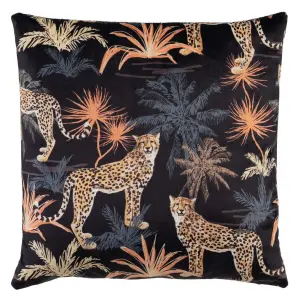 Cuscino quadrato leopardato BigBuy Home image-0