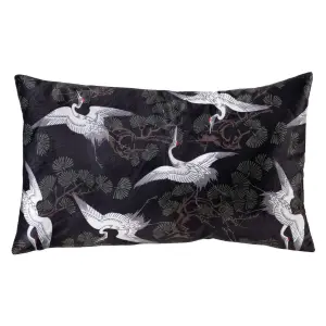 Coussin oriental et héron carré BigBuy Home image-0