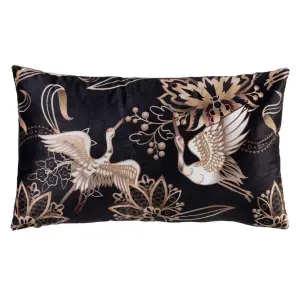 Square oriental heron cushion BigBuy Home image-0