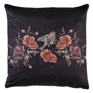Cojín cuadrado de flores BigBuy Home image-0