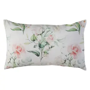Cuscino rettangolare rosa BigBuy Home image-0