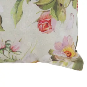 Kissen Blumen BigBuy Home image-1