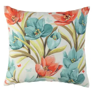 Coussin tulipe carré BigBuy Home image-0