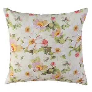 Cojín de flores BigBuy Home image-0