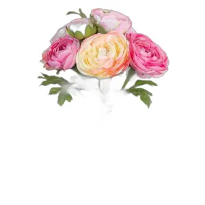 Pink branch BigBuy Home image-0