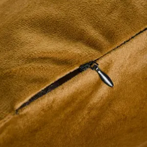 Quadratisches Kissen aus Polyester-Velours BigBuy Home image-3