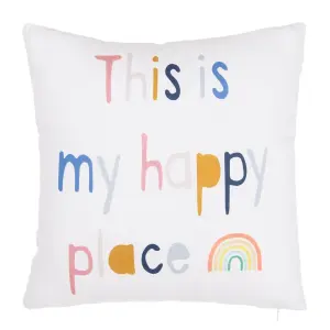 cojín happy square BigBuy Home image-0