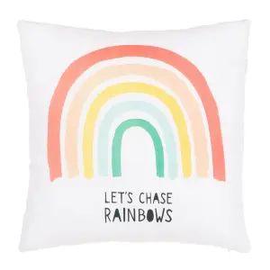 Cuscino quadrato arcobaleno BigBuy Home image-0