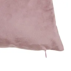 Coussin carré en velours BigBuy Home image-1