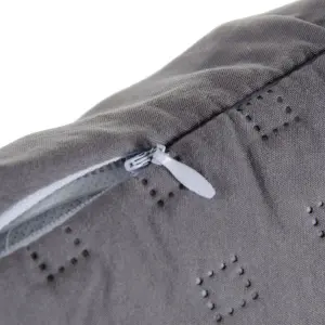 Vierkant kussen van polyester, microvezel en polyamide BigBuy Home image-4