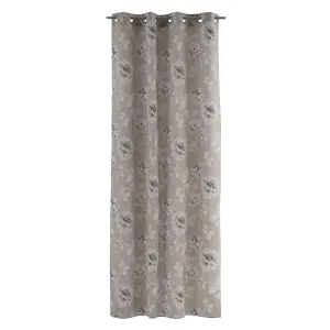 Floraler Vorhang aus Baumwolle und Polyester BigBuy Home image-0