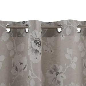 Floraler Vorhang aus Baumwolle und Polyester BigBuy Home image-2
