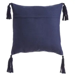 Cuscino in poliestere con pompon BigBuy Home image-1