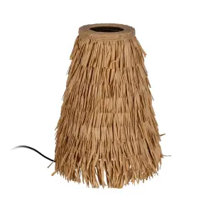 Lampe de bureau en fibre naturelle BigBuy Home image-0