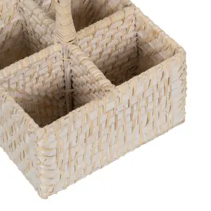 Bamboo storage basket BigBuy Home 19x19x27 cm image-4