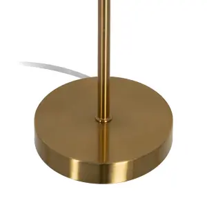 Lámpara de sobremesa de metal y cristal BigBuy Home image-4