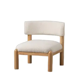 Rubberwood polyurethane armchair BigBuy Home image-1