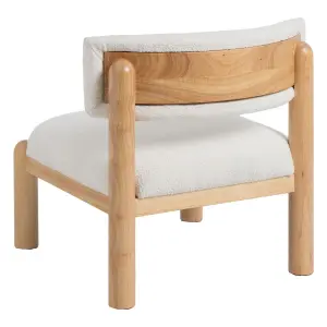 Rubberwood polyurethane armchair BigBuy Home image-2