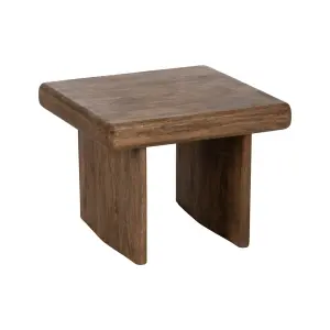 Mango wood coffee table BigBuy Home 60x60x45 cm image-1