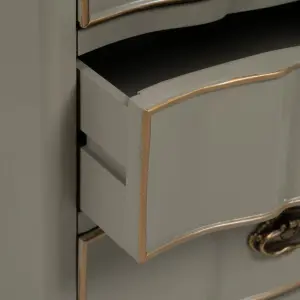 Spruce wood bedside table MDF BigBuy Home 50 x 35 x 60 cm image-6
