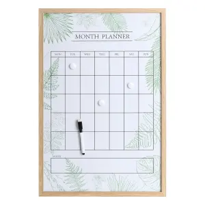 Wood slate wall decoration BigBuy Home image-0